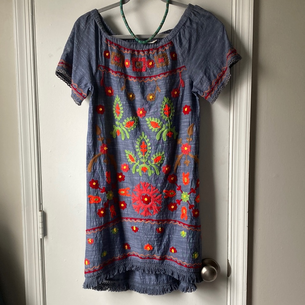 Embroidered Dress/Tunic S